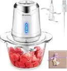 Food Processor Cordless Mini Food Chopper 6000mAh with 1.2L Stainless Steel Bowl