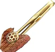 Tongs for Serving Food - Stainless Steel Anti-Slip Buffet Serving Tongs | Kitchen Utensils, Heavy Duty Locking Clamp for Grilling, Frying, Plating