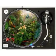 DJ Vintage Jungle #2 Slipmat Turntable 12" LP Record Player, DJ Audiophile x1