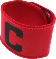 SUPVOX Elastic Soccer Captain Armband Red Youth Team Accessory for Football Training Matches Unisex Adjustable b