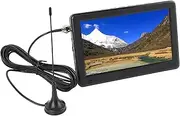 6 Inch Portable TV, HD TFT LED Pocket Digital Television, Rechargeable Battery Powered Wireless Mini TV with Remote Control for Camping, Support USB, TF Card