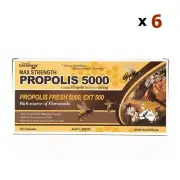 6 x Nature's Green Way Propolis 5000mg 120 Capsules