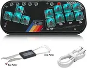BITFUNX Gaming Keypad, Mini Gamepad Controller Arcade Joystick - Supports SOCD & OLED Display, Mixbox Mechanical Switches Keys, Suitable for PC/Android/PS3/PS4/Switch with TURBO (Mini Gamepad 001)