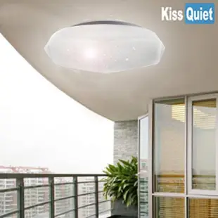 【KISS QUIET】2入-LED 吸頂燈 限白光22W亮度18W功耗(吸頂燈 樓梯燈 陽台燈 浴室燈 玄關燈 廁所燈 崁燈)