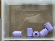 LEGO Parts - Lavender Brick, Round 1 x 1 - No 3062 - QTY 5