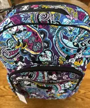 Vera Bradley DISNEY PAISLEY CELEBRATION CAMPUS BACKPACK Mickey Mouse Minnie NEW