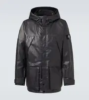 [Stone Island] Stone Island Compass leather parka AU 93 grey