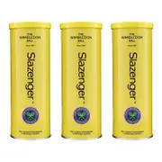 9pc Slazenger Wimbledon The Championships Tennis Balls Tin Tube