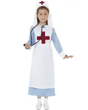 WW1 Nurse Kids Girls Costume