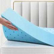 5cm Memory Foam Topper Cool Gel Ventilated Mattress Bed Bamboo Underlay Single STARRY EUCALYPT