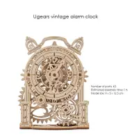 在飛比找蝦皮購物優惠-烏克蘭製 Ugears Vintage Alarm Cloc