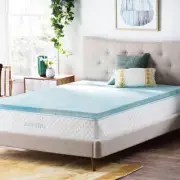LINENSPA 2 Inch Gel Memory Foam Mattress Topper - Twin