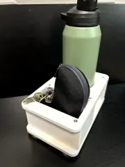 STG3D Modular Storage System White Cupholder with Bin