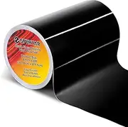 Spurtar Gloss Black Vinyl Wrap 4 Inch x 20ft Air-Release Adhesive Car Vinyl Tape Chrome Delete Wrap Roll DIY Car Exterior Decoration Door Edge Guard Vehicle Detailing Paper 10CM x 6M
