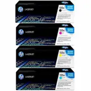 HP 125A Toner Cartridges Value Pack - Includes: [1 x Black, Cyan, Magenta, Yellow]