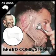 Beard Styling Shaping Template Comb Tool Trimming Shaper Stencil Shaving