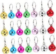 BUGUUYO Pet Bells 24pcs Set 14mm Decorative Bells for Cat Collar Multi-Function Craft Accessory for Pet Decor