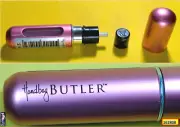 VINTAGE HANDBAG BUTLER, PERFUME BUTLER REFILLABLE METAL ATOMISER TRAVEL PERFUME