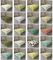 Ambesonne Lemon Flat Sheet Top Sheet Decorative Bedding 6 Sizes