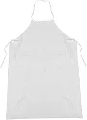 HOLIDYOYO Apron Apron Dress Rinse Aid Bento Dishwasher Trouble Cooking Clothes Protector Kitchen Tool White Pvc