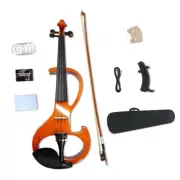 4 string Electric Violin 4/4 violin kit with Ebony accessories ,Free Case,bow