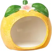 JISADER Hamster Shelter, Ceramic Design, Cozy Hideaway for Small Pets, Nesting Space for Hamster, S