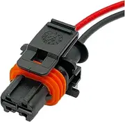 2 Pin 1928404072 Automotive Common Rail Diesel Injector Plug Electronic Connector Wiring Harness Socket Compatible with Bosch 1928403137 (Color : 2P Wiring Harness, Size : 20Pcs)