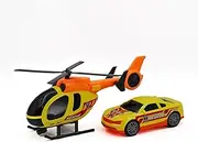 Tachan Heroes City Set Helicopter and Rescue Car (CPA Toy Group 757T00894)