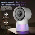 HG Electric Bug Zapper Bladeless Fan 8H Timer 20 Gears 2000V Mosquito Zapper 2
