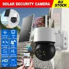Security Camera Wifi Solar Battery Powered Outdoor Pan Tilt Home Security System