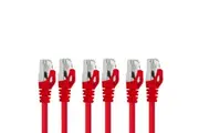 3PK Cruxtec RJ45 Internet CAT7 10Gb SF FTP 1m Triple Shielding Ethernet Cable RD