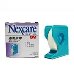 【誠意中西藥局】3M NEXCARE 通氣膠帶透氣膠帶 白色- 半吋有台(1入)/ 1吋有台(1入)/ 半吋4入/ 1吋