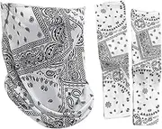 Sun Protection Face Masque - UV Resistant Bandana Masque | Ice Silk Neck Protection With Ear Loops, 360 Degree Coverage, Sports Accessories For Camping Fishing
