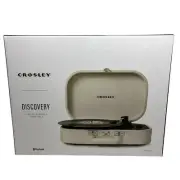 Crosley Discovery Vintage Bluetooth 3-Speed Belt-Driven Suitcase Turntable