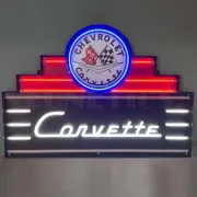 Neonetics 29ADCOR Corvette LED Flex Neon Sign Chevrolet Licensed Neon Sign