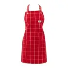 DII Red Cider Windowpane Apron