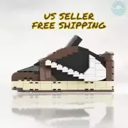 Air Jordan 1 Low "Travis Scott" Sneakerbricks Sneakerhead 3D Building Toys