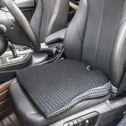 Car Wedge Seat Cushion for Car Driver Seat Office Chair Wheelchairs Memory Foam Seat Cushion (Black)