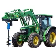 TRACTOR AUGER PACKAGE POST HOLE DIGGER + EURO FRAME + 300MM AUGER KUBOTA DEERE