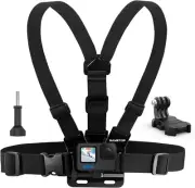 Sametop Chest Mount Strap Harness Chesty Body Mount Compatible with Gopro Her...
