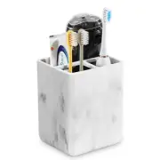 Toothbrush Holders, 3 Slots Toothpaste & Toothbrush Holder for Bathroom, Resi...