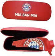 [FC Bayern München] FCB Glasses Case with Glasses Cleaning Cloth Logo Red Case