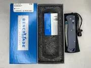 RARE Benchmade 535-2204 Bugout Blue Titanium Damasteel NEW