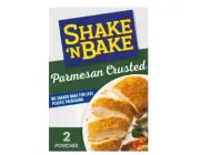 Shake 'N Bake Parmesan Crusted Seasoned Coating Mix 2 BOXES (4 Packets Total)