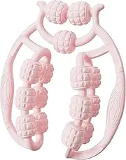 Circular Leg Clamp Roller for Muscles, Cellulite Remover for Legs Massager Roller Stick (Pink)