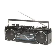 [Digitech] Boom Box with Cassette Bluetooth and AM/FM Radio