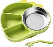 Fonowx Suction Plate Non Slip Portable Microwave Safe Feeding Training Bowl
