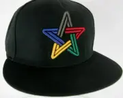 Neff Baseball USA Snapback Black Neff Headwear Neff Cap