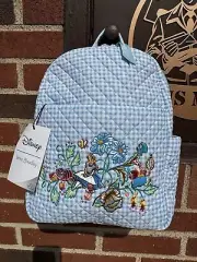 NEW Vera Bradley DISNEY Small BACKPACK Shoulder Bag ALICE IN WONDERLAND Gingham