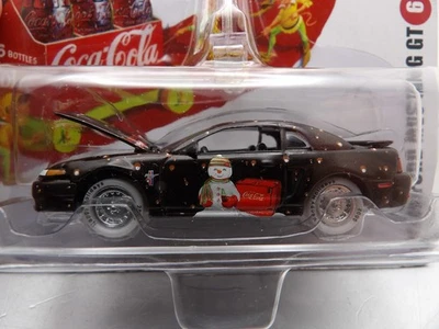 WHITE LIGHTNING 2000 FORD MUSTANG GT JOHNNY LIGHTNING COCA-COLA AUTOMENTS 1:64